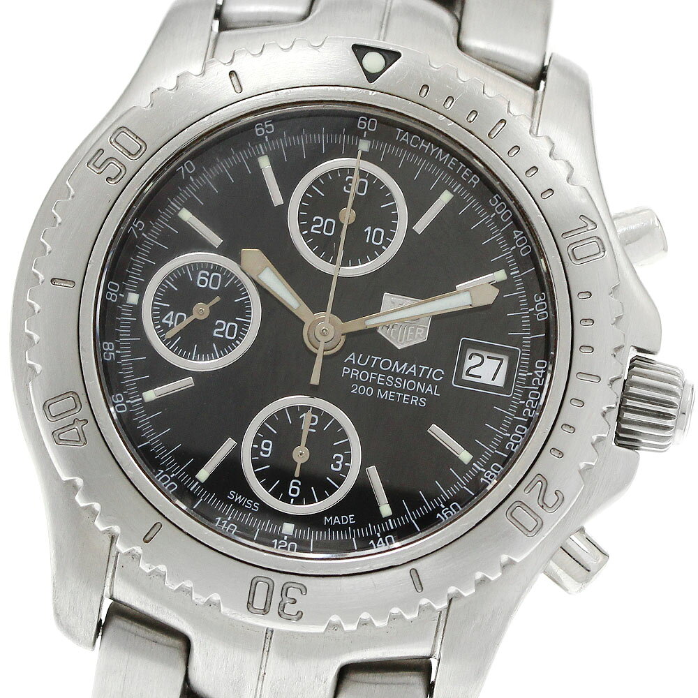 タグホイヤー TAG HEUER CT2111 リンク クロノグラフ デイト 自動巻き メンズ _942749【中古】