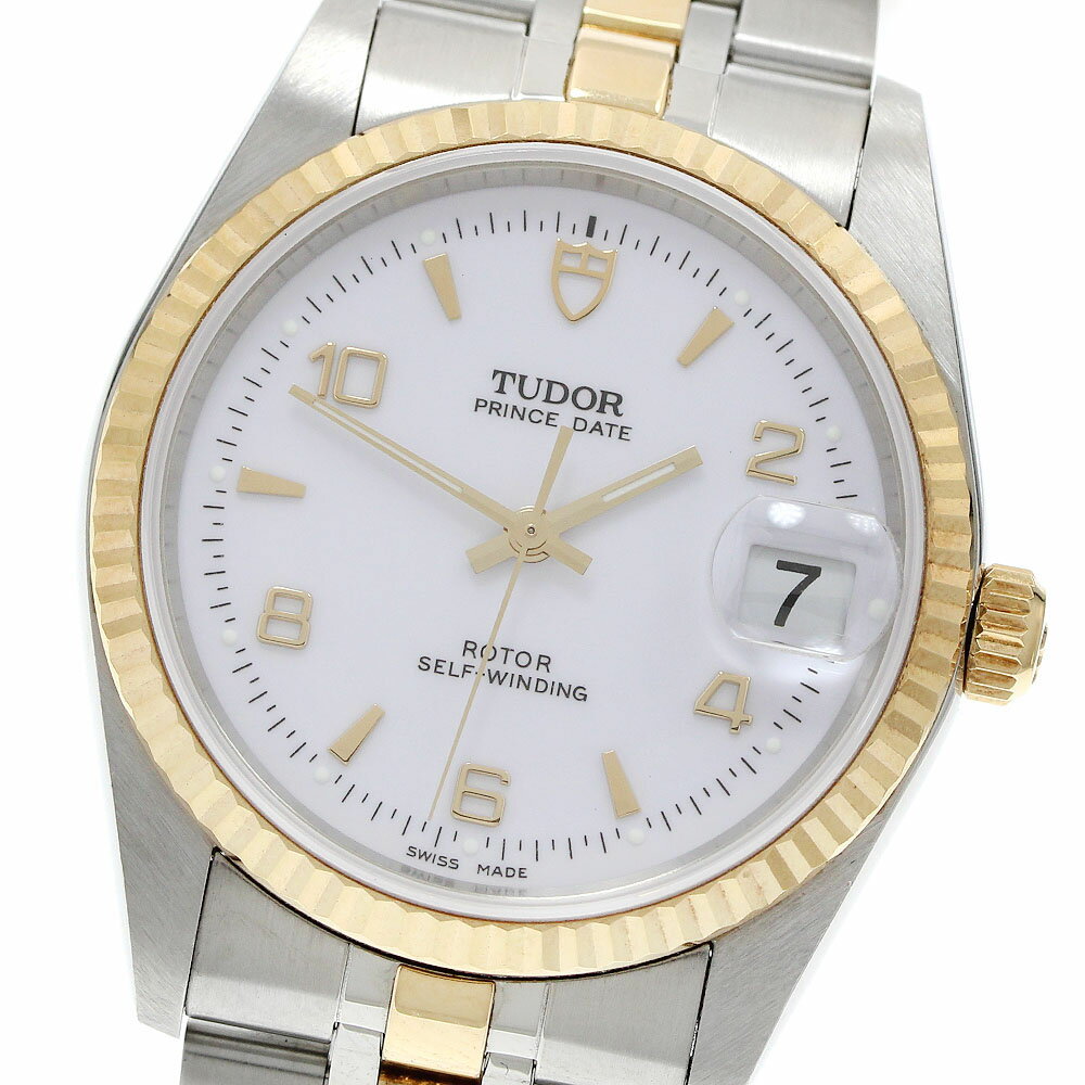 チュードル TUDOR 74033 プリンス デイト YGコンビ デイト 自動巻き メンズ 良品 _942750【中古】