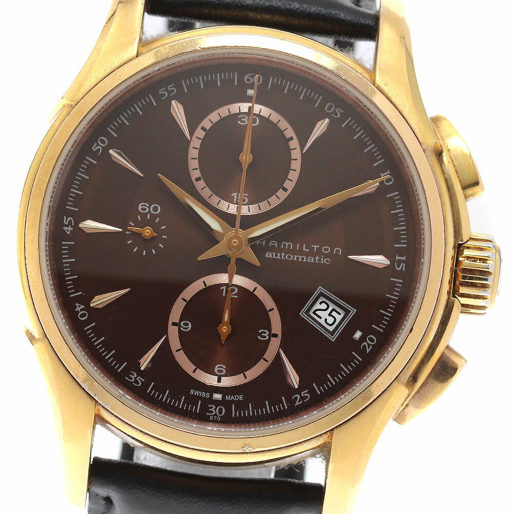Viewmatic - ハミルトン HAMILTON H326461 ジャズマスター デイト クロノグラフ 自動巻き メンズ _942269【中古】