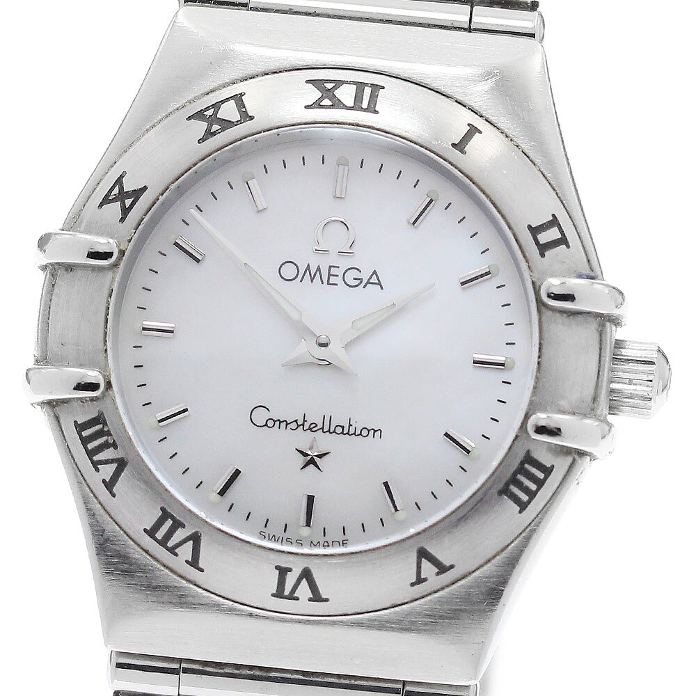 樂天商城 - オメガ OMEGA 1562.71 コンステレーション シェル文字盤 クォーツ レディース _942846【中古】