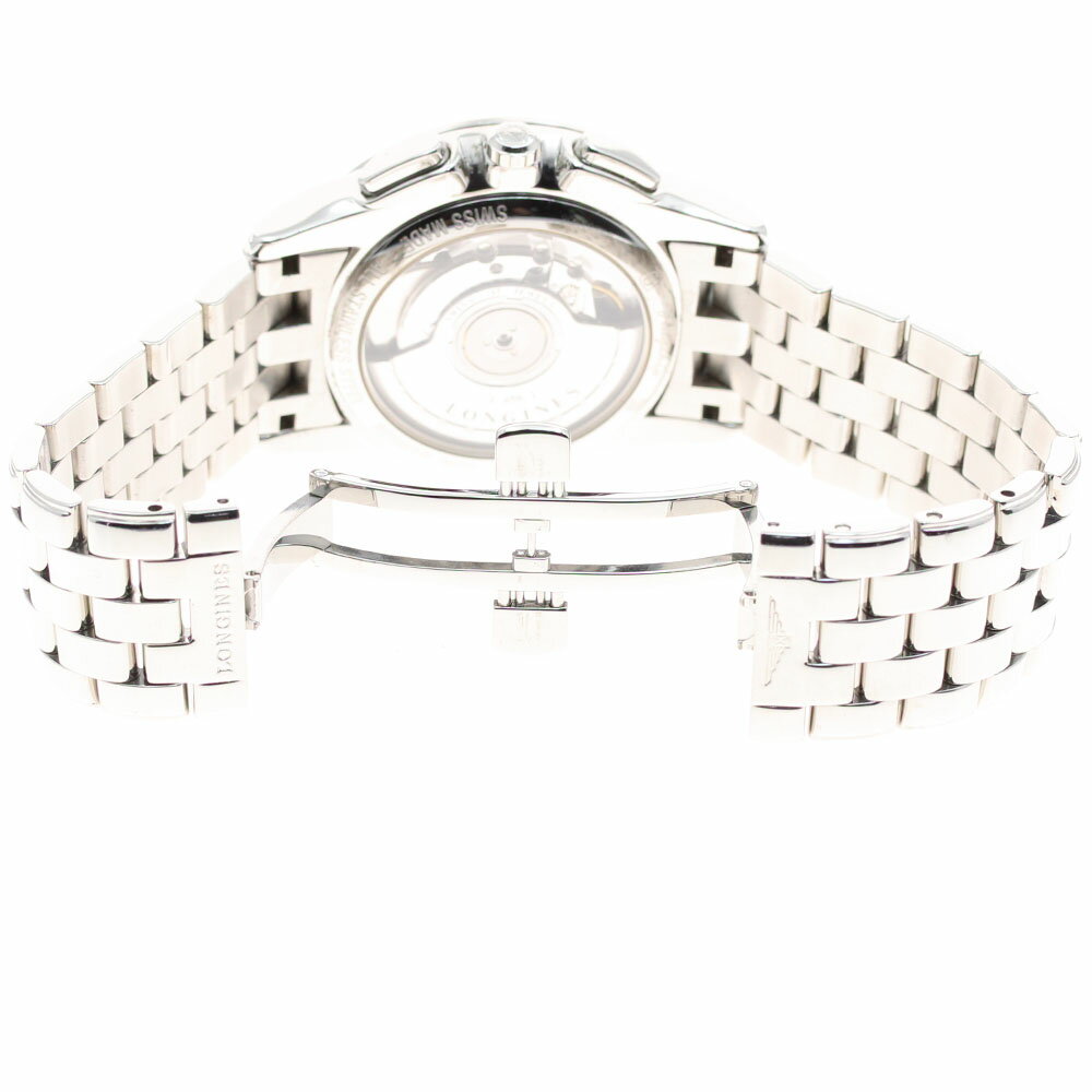 ロンジン LONGINES L4.718.4 フラッグシップ クロノグラフ 自動巻き メンズ _935301【中古】