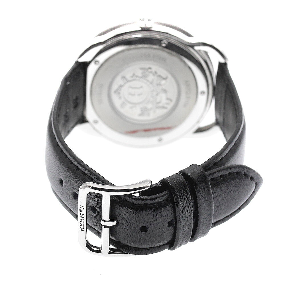 エルメス HERMES AR7Q.810a アルソーGM デイト クォーツ メンズ 良品 _942454【中古】