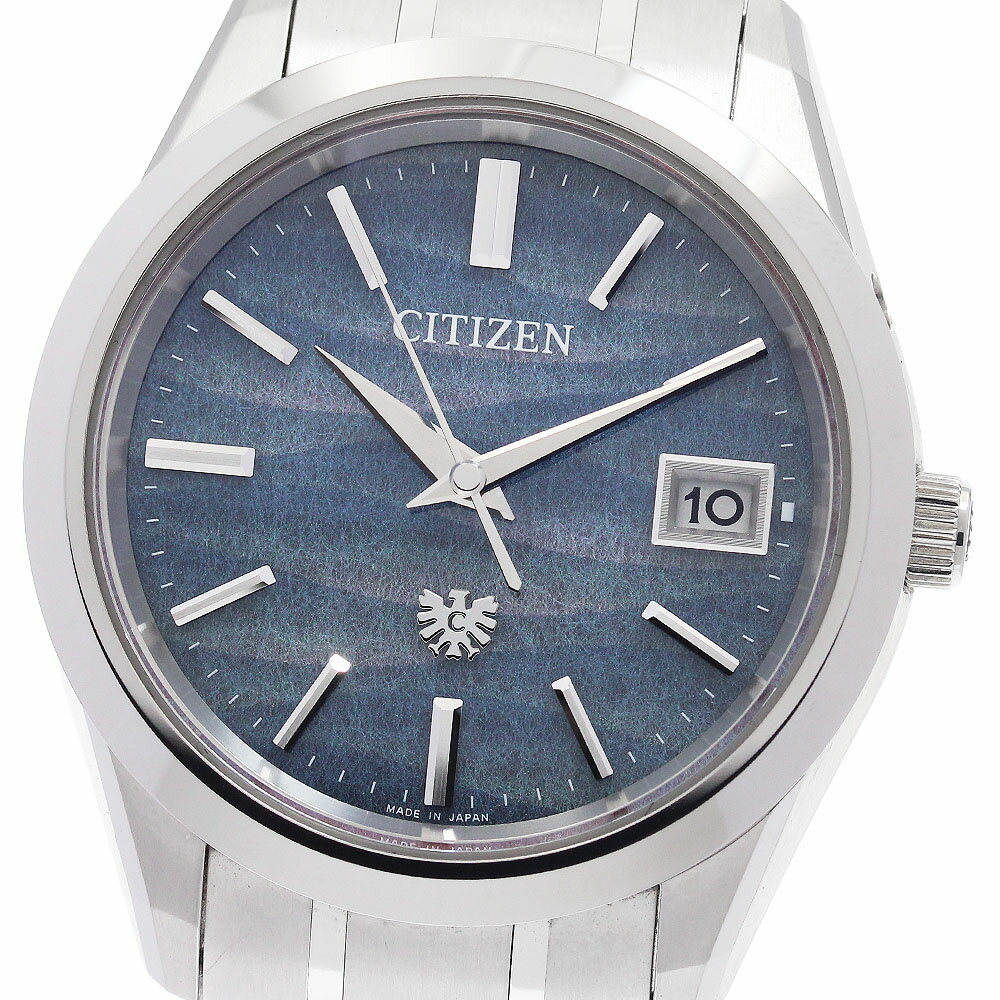 Panerai - シチズン CITIZEN AQ4100-65H/A060-A1CT403 ザ・シチズン 和紙文字盤 ソーラー メンズ 美品 箱・保証書付き_942774【中古】
