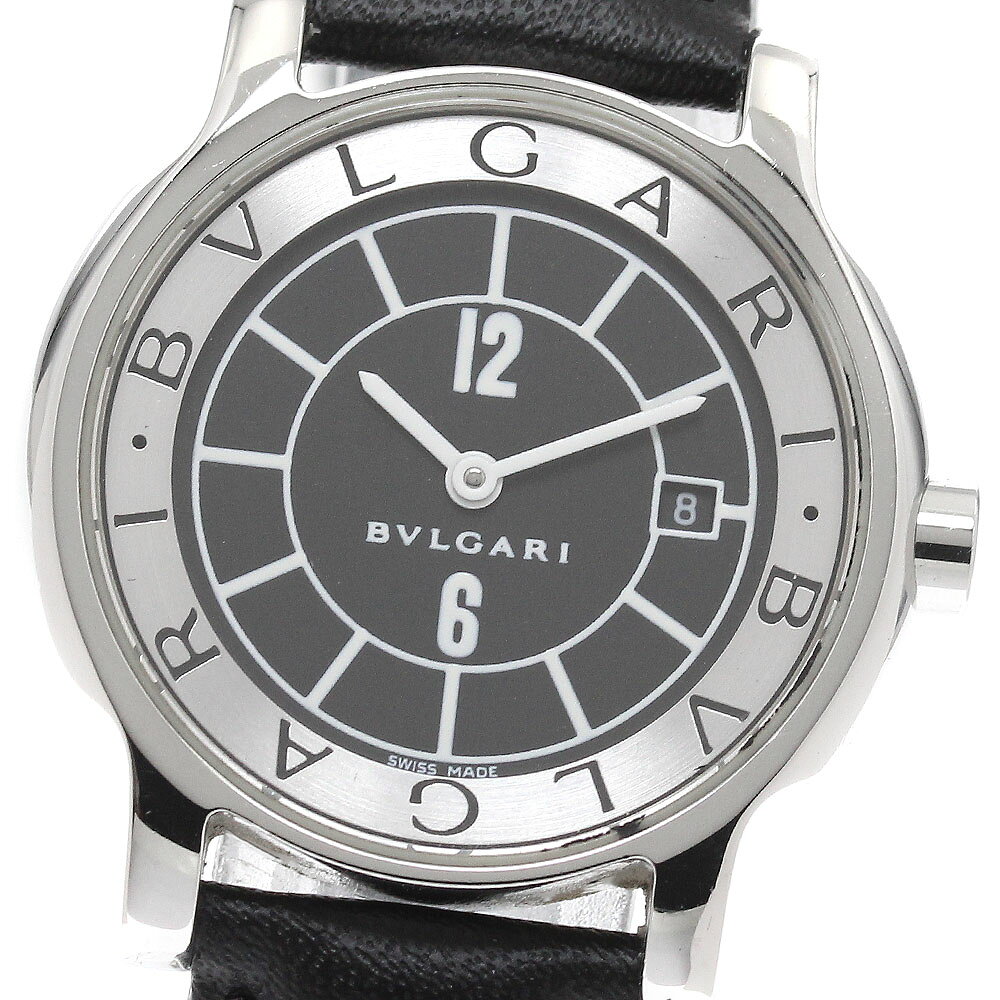 ブルガリ BVLGARI ST29S ソロテンポ デイト クォーツ レディース 良品 _943035【中古】