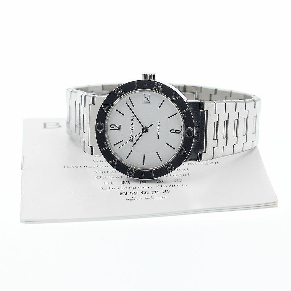 ブルガリ BVLGARI BB33SS ブルガリブルガリ デイト 自動巻き メンズ 保証書付き_93...