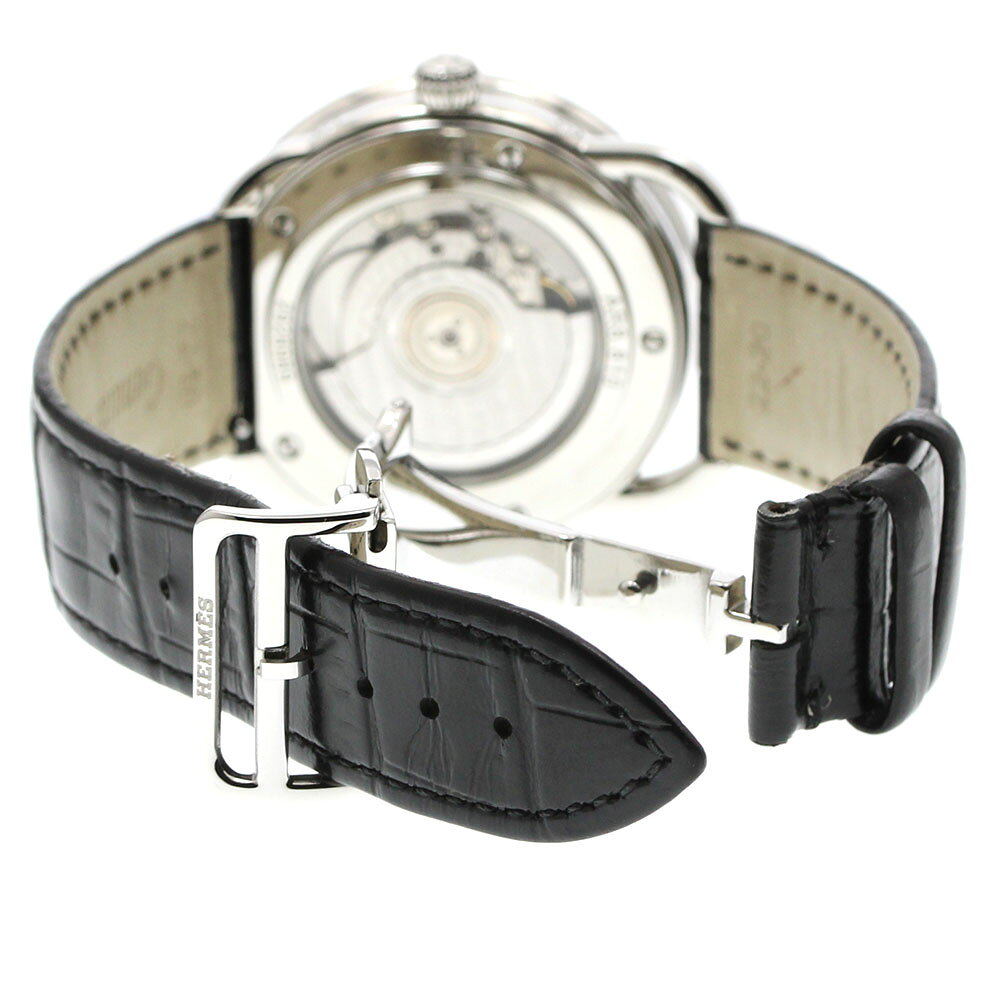 エルメス HERMES AR8.810 グランドリュンヌ マキシムアルソー ムーンフェイズ 自動巻き メンズ _942533【中古】