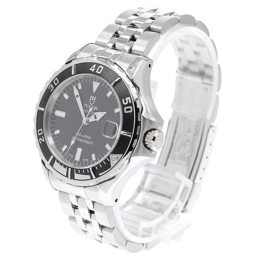 チュードル TUDOR 85190PN ハイドロノート デイト 自動巻き ボーイズ 美品 保証書付き_940166【中古】