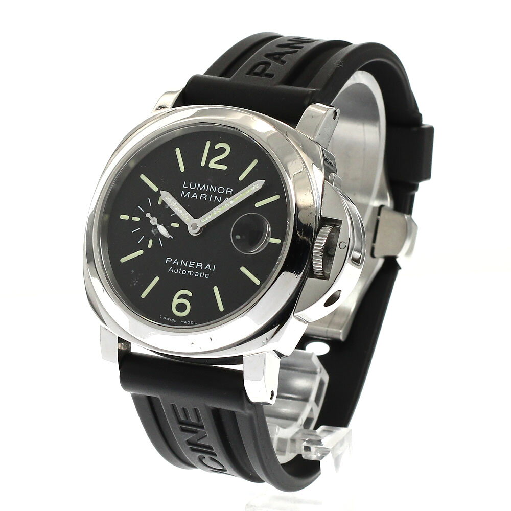 パネライ PANERAI PAM00164 ルミノール マリーナ デイト 自動巻き メンズ 保証書付き_942196【中古】