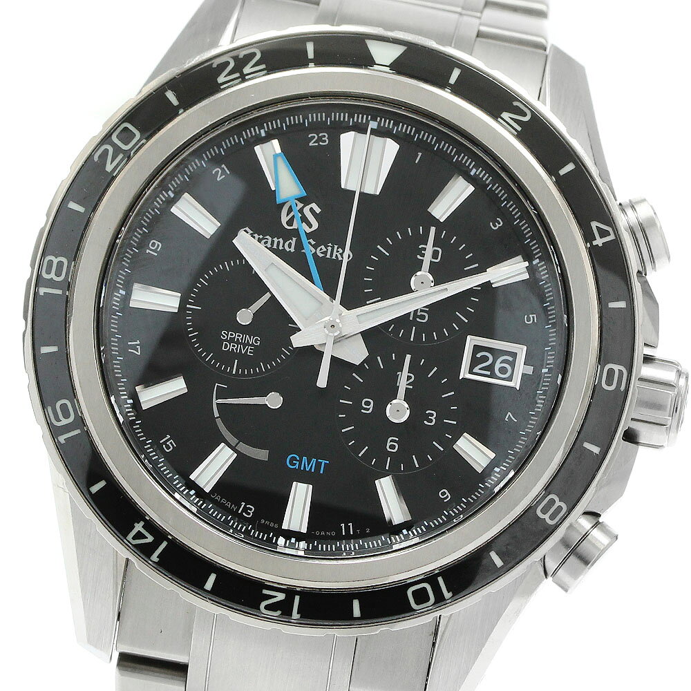セイコー SEIKO SBGC251/9R86-0AP0 グランドセイコー エボリューション9 コレクション GMT スプリングドライブ メンズ _939338【中古】
