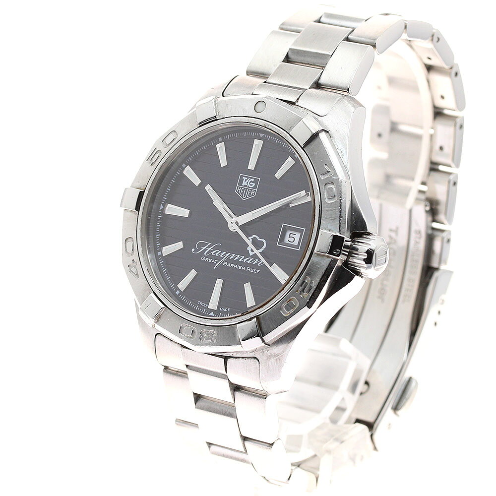 タグホイヤー TAG HEUER WAP201Y アクアレーサー ダイビング ヘイマンアイランド 自動巻き メンズ 保証書付き_939105【中古】