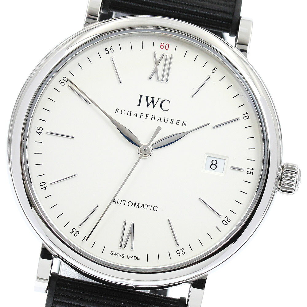 IWC IWC SCHAFFHAUSEN IW356501 ポートフィノ デイト 自動巻き メンズ 美品 _942500【中古】