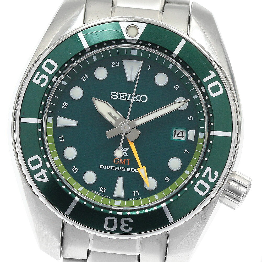 セイコー SEIKO SBPK001/5K65-0AA0 プロスペックス ダイバー GMT ソーラー メンズ 箱・保証書付き_943085【中古】