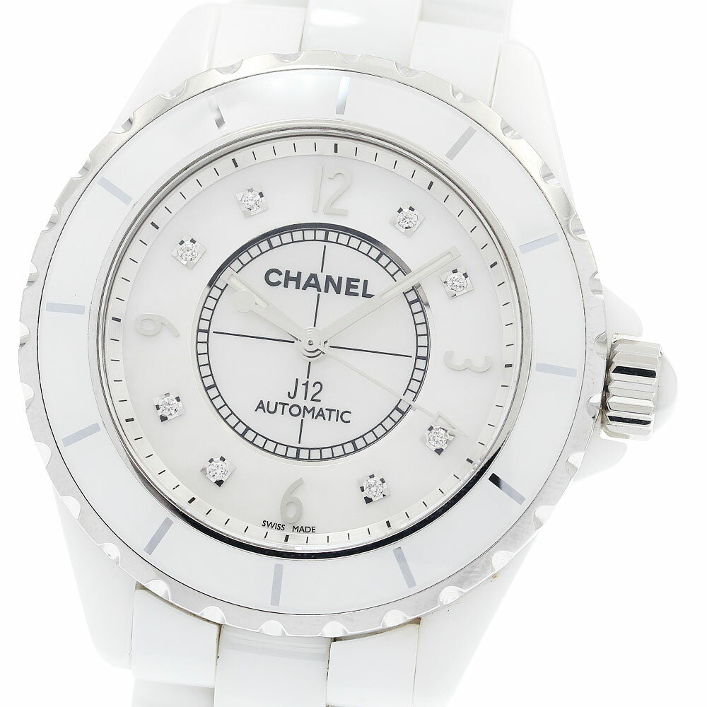 シャネル CHANEL H2423 J12 白セラミック