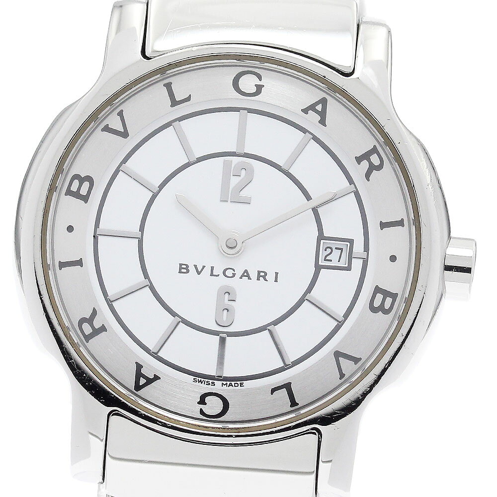 Solotempo - ブルガリ BVLGARI ST29S ソロテンポ デイト クォーツ レディース _943597【中古】