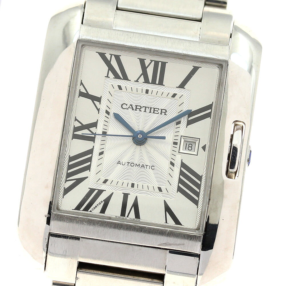 Other - カルティエ CARTIER W5310009 タンクアングレーズLM デイト 自動巻き メンズ _820929【中古】