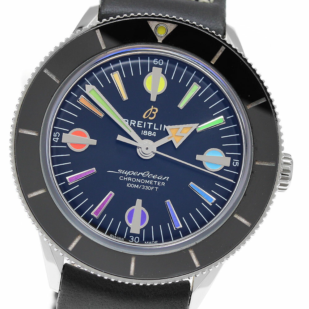ブライトリング BREITLING A10370 スーパーオーシャン ヘリテージ '57 リミテッドエディション 自動巻き メンズ 箱・保証書付き_944740【中古】