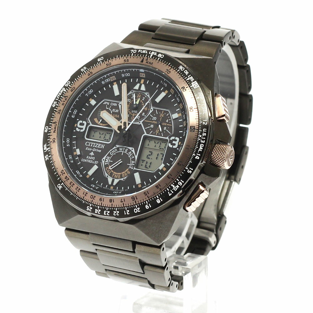 シチズン CITIZEN JY8146-54E/U680-003JD09 プロマスター SKY 35周年記念 エコドライブ ソーラー電波 メンズ 美品 内箱・保証書付き_944048【中古】