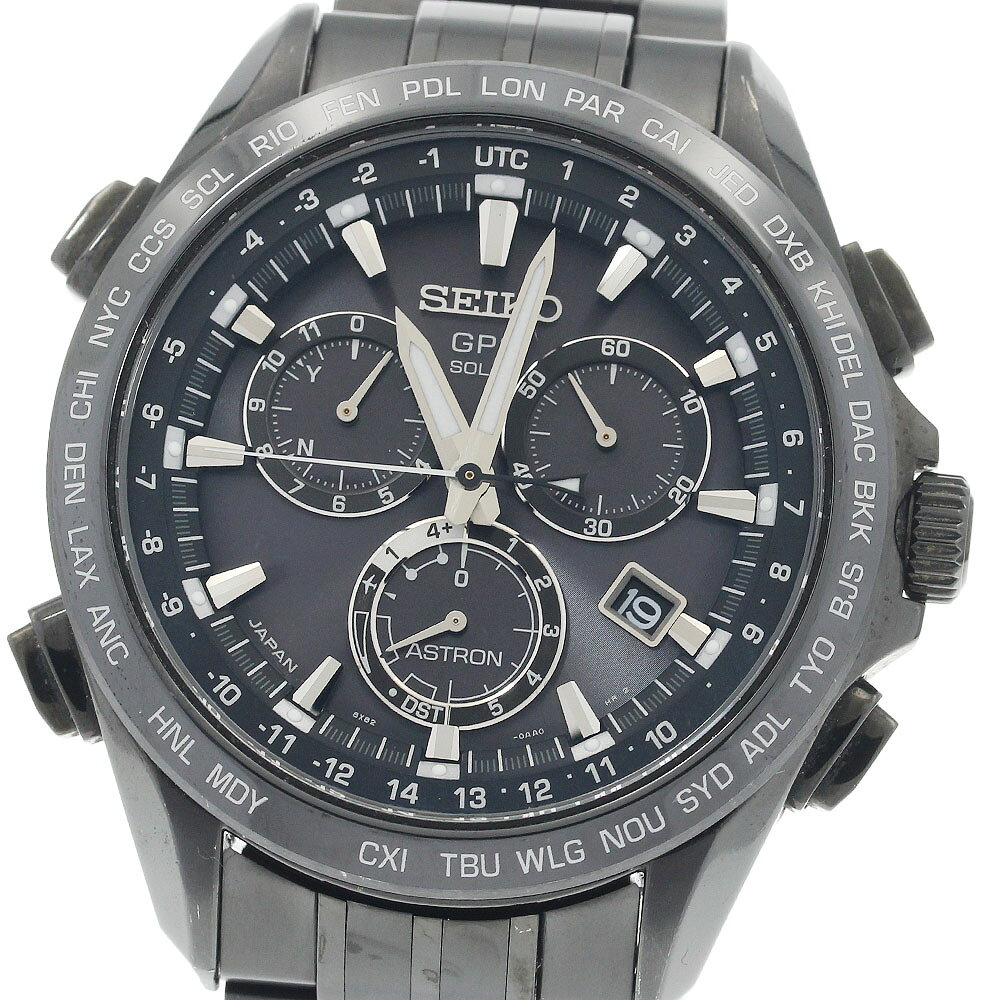 セイコー SEIKO SBXB009/8X82-0AB0 アストロン クロノグラフ GPS ソーラー電波 メンズ _944077【中古】
