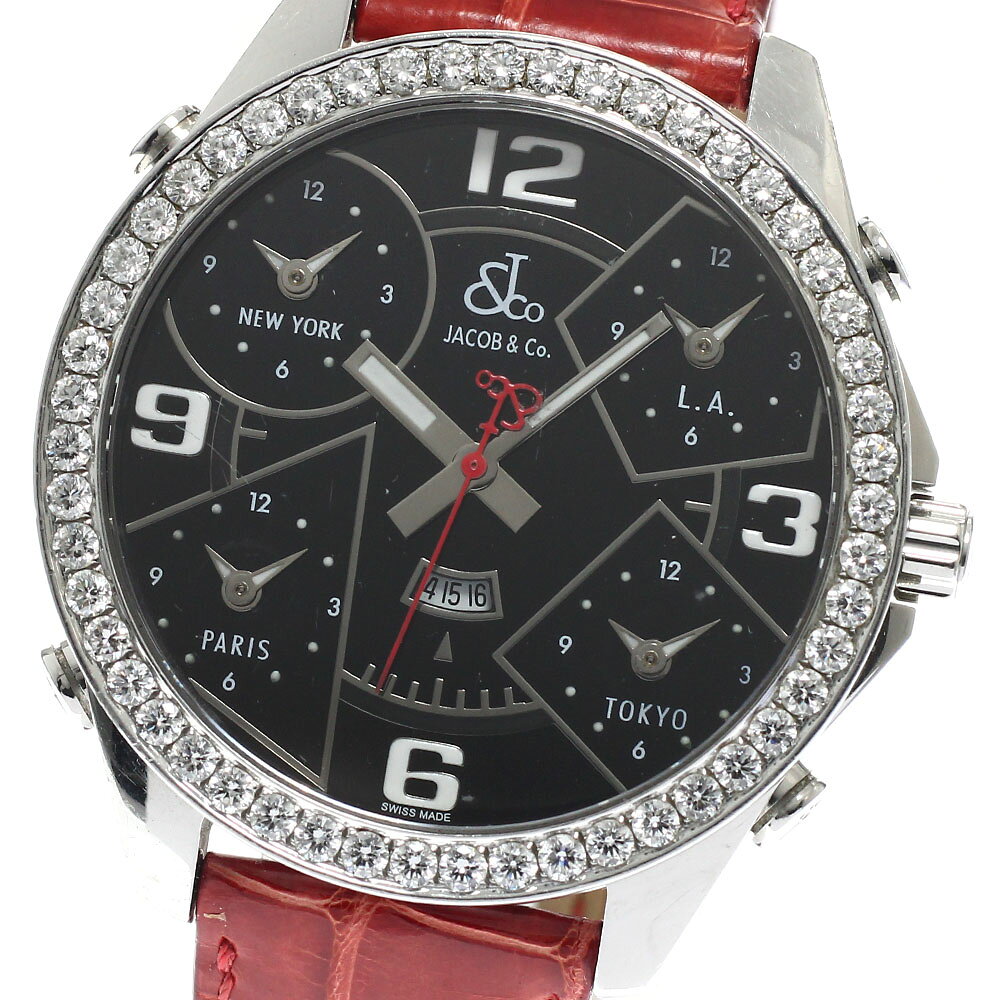 楽天市場】ジェイコブ 5タイムゾーン ベルトの通販