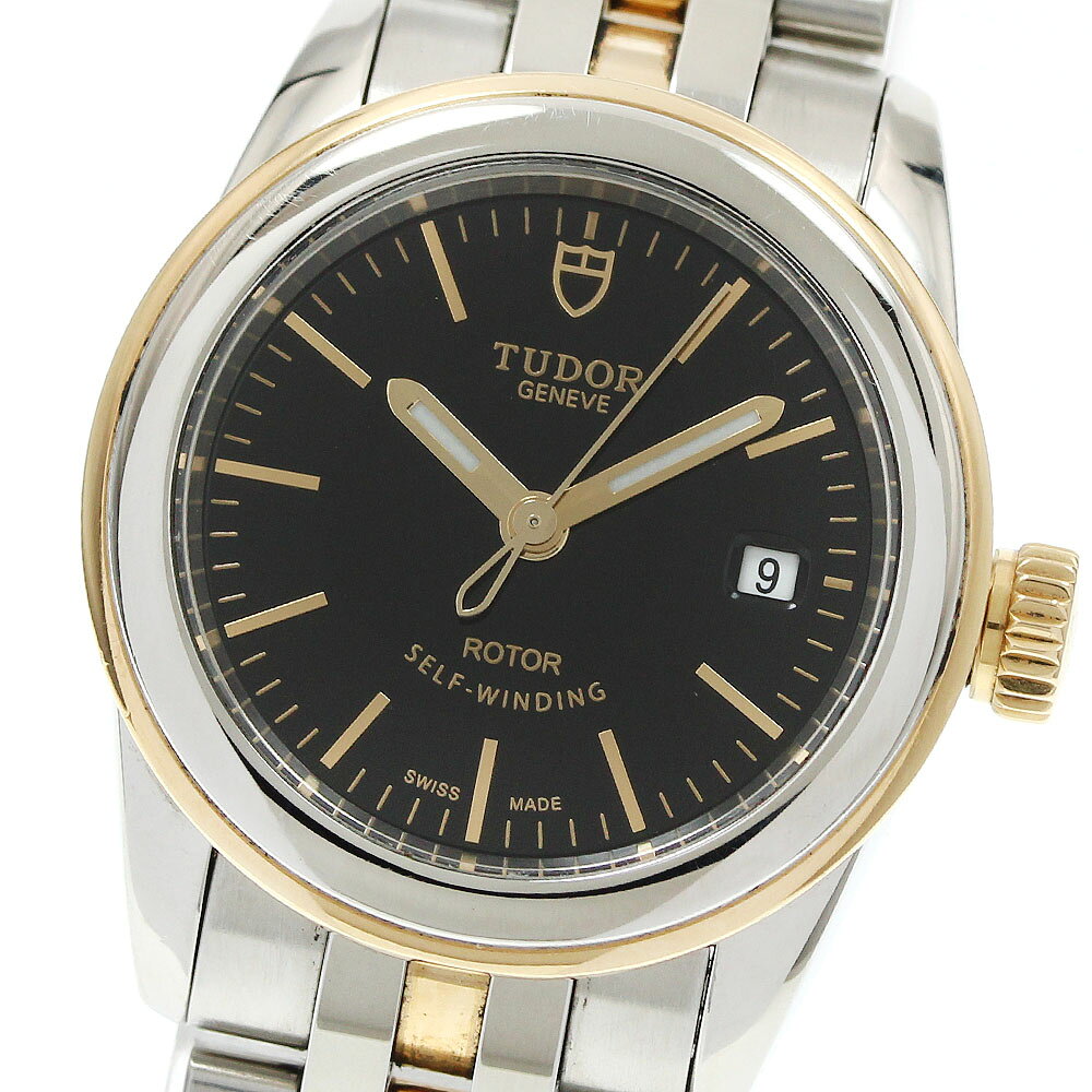 チュードル TUDOR 51003 グラマーデイト 自動巻き レディース 保証書付き_942996【中古】