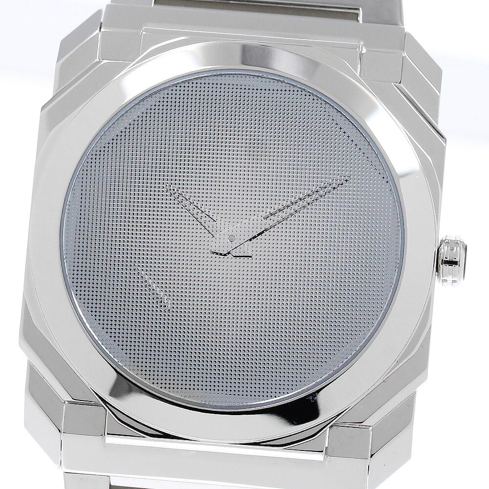 ブルガリ BVLGARI 103710 オクトフィニッシモ 妹島和世限定モデル スモールセコンド 限定360本 自動巻き メンズ 美品 箱・保証書付_918366【中古】
