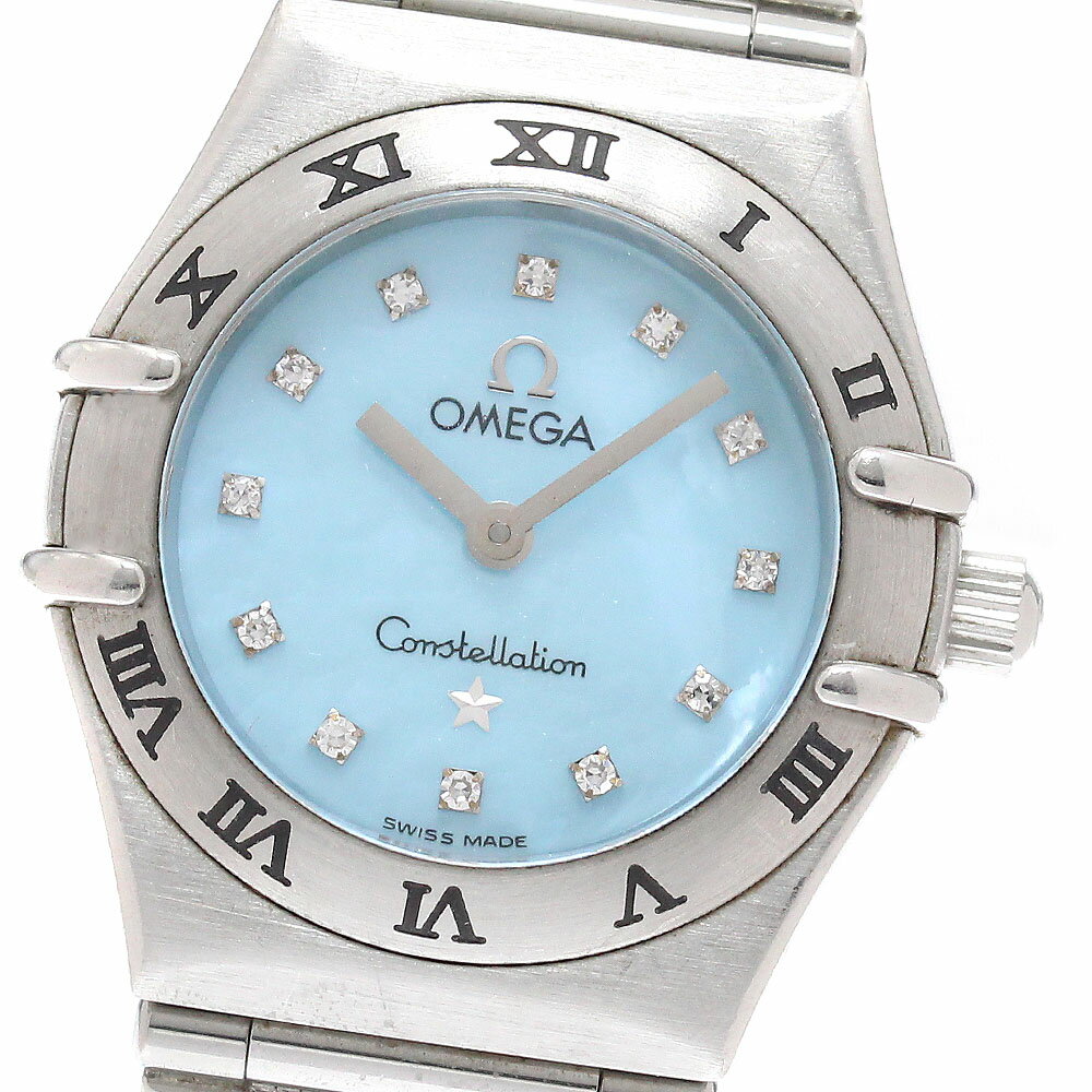 OMEGA - オメガ OMEGA 1562.85 コンステレーション ミニ 12Pダイヤ クォーツ レディース _939743【中古】