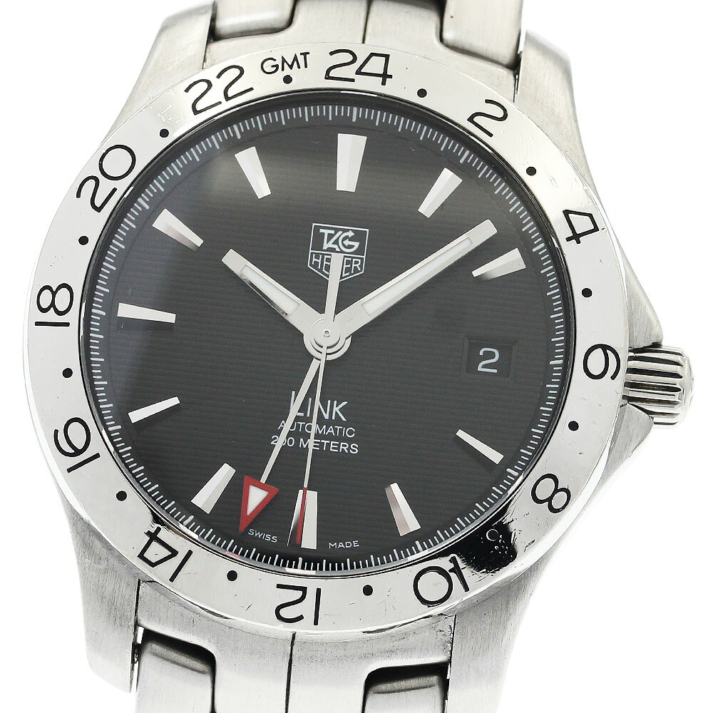 タグホイヤー TAG HEUER WJF2116 リンク GMT デイト 自動巻き メンズ _944690【中古】