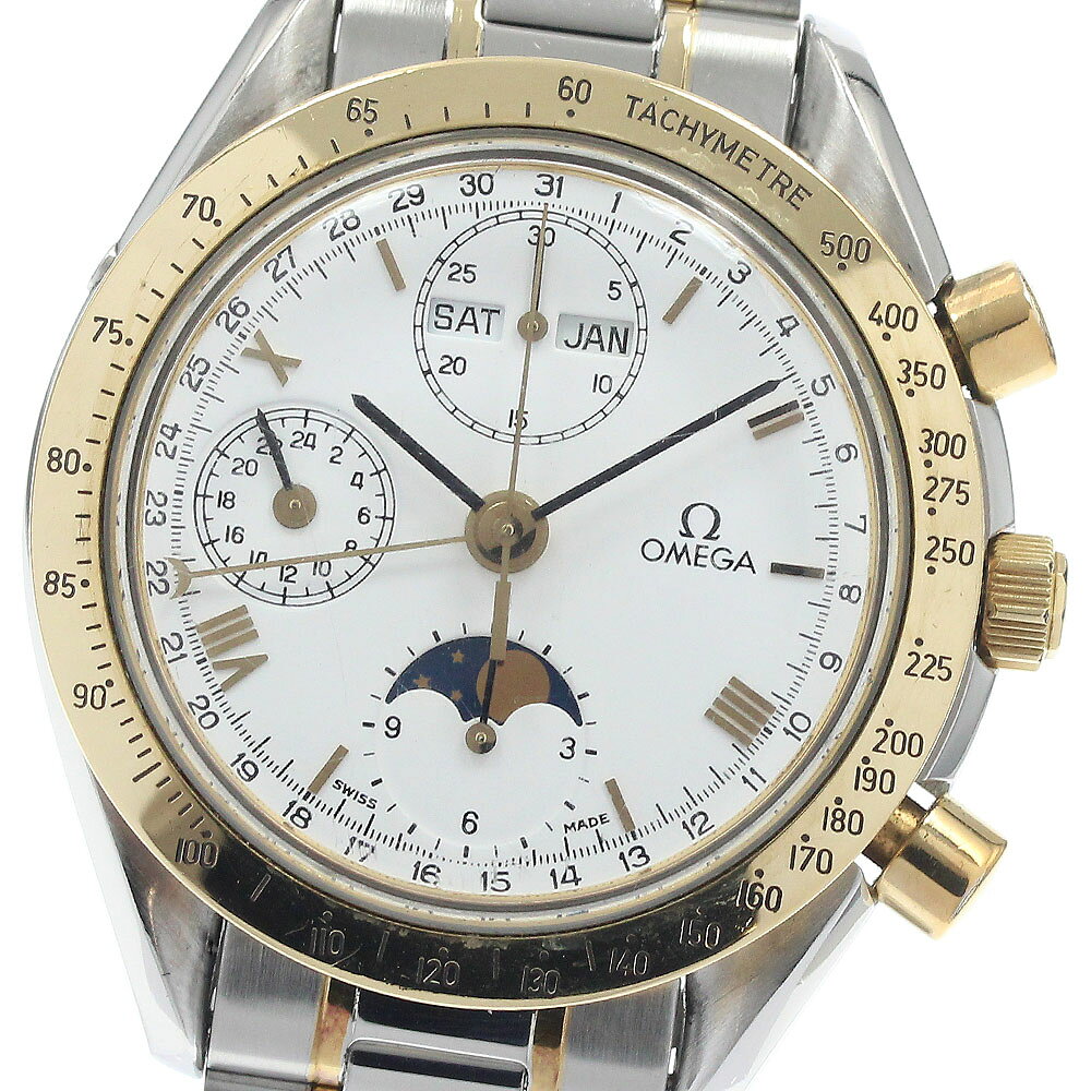 オメガ OMEGA 175.0034 スピードマスター トリプルカレンダー ムーンフェイズ 自動巻き メンズ _939129【中古】
