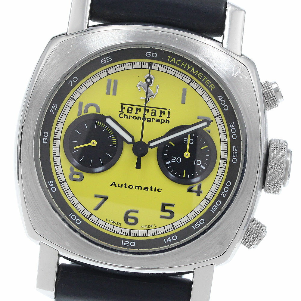 パネライ PANERAI FER00011 フェラーリ クロノグラフ 自動巻き メンズ 保証書付き_ ...