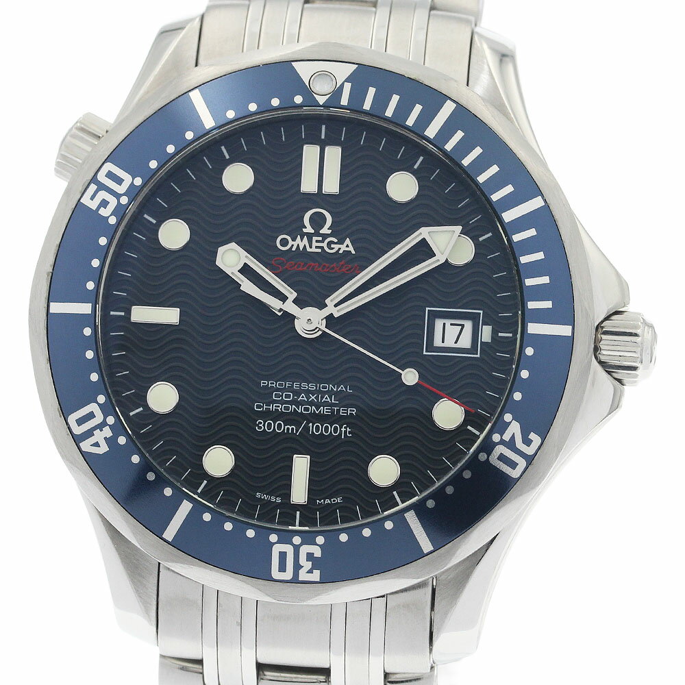 オメガ OMEGA 2220.80 シーマスター300 コーアクシャル デイト 自動巻き メンズ 良 ...