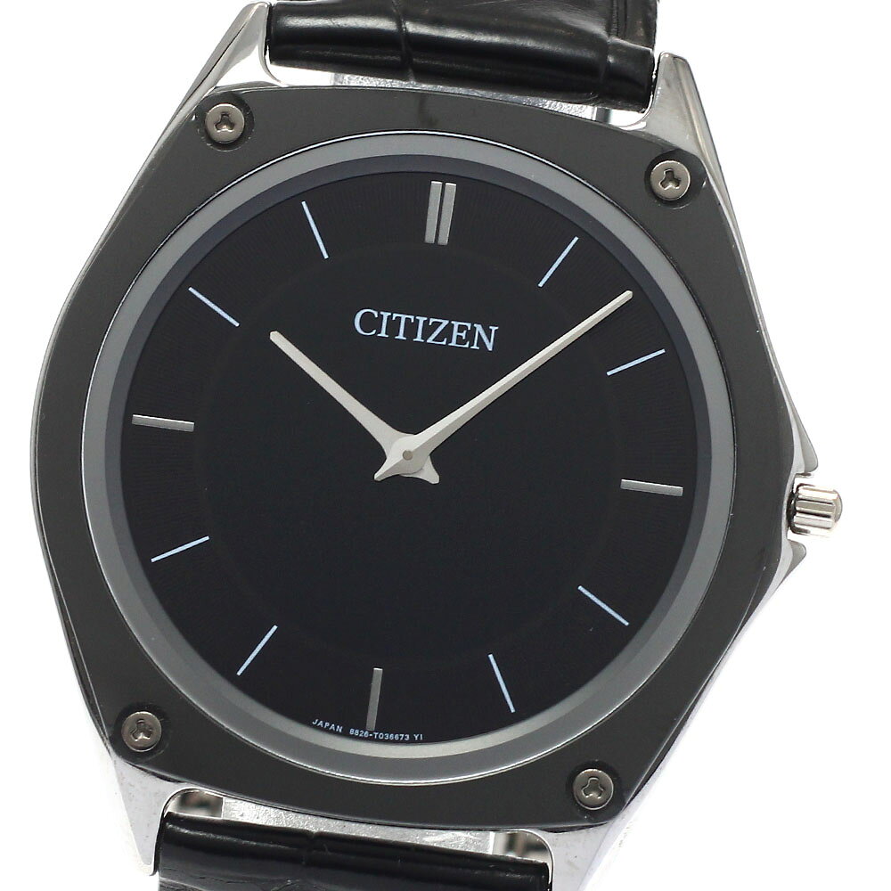 シチズン CITIZEN AR5044-03E/8826-T024351 エコドライブワン ソーラー メンズ 美品 箱 保証書付き_945007【中古】