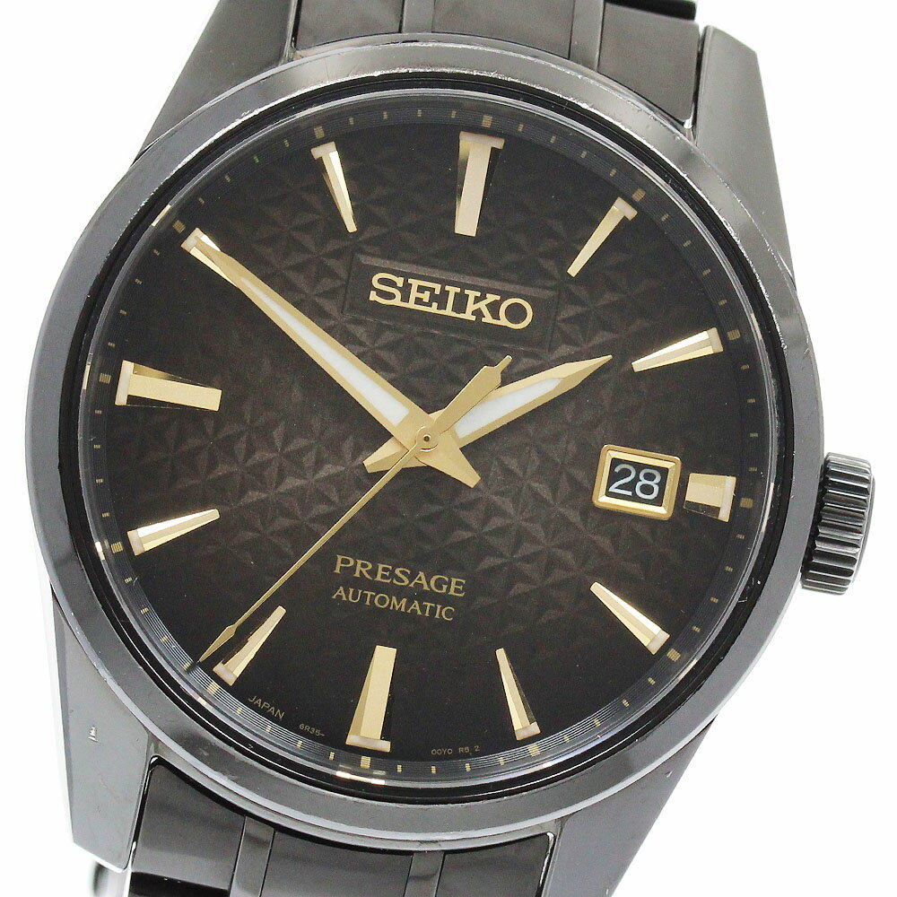 セイコー SEIKO SARX085/6R35-01K0 プレサージュ セイコー創業140周年限定モデル 4000本限定 自動巻き メンズ _945280【中古】