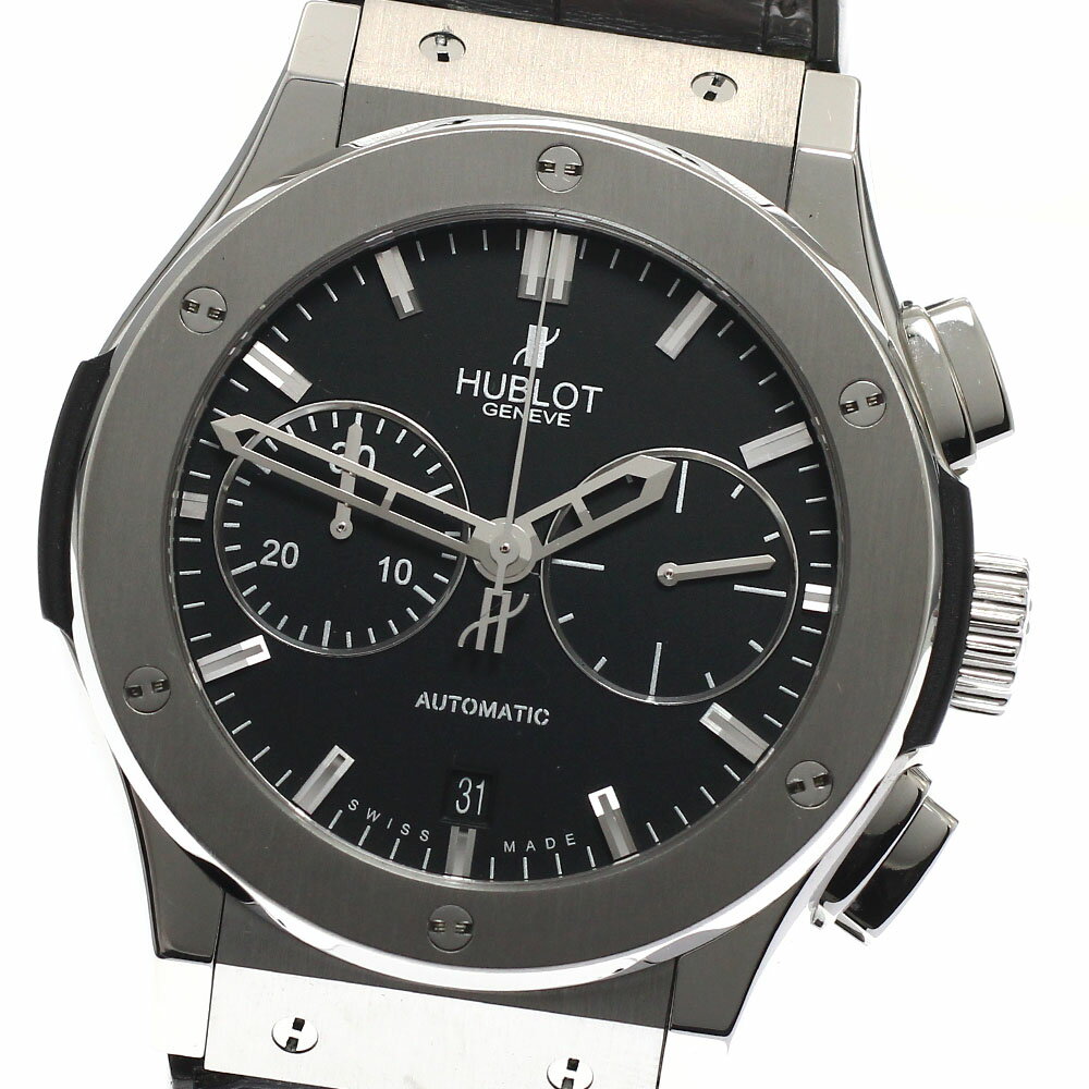 ウブロ HUBLOT 521.NX.1170.LR クラシック フュージョン デイト クロノグラフ 自動巻き メンズ 保証書付き_935429【中古】
