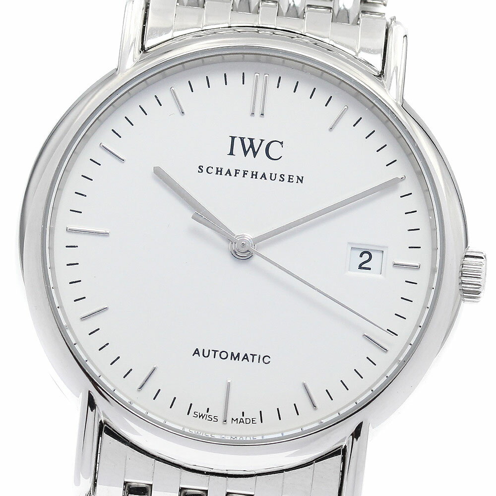 IWC IWC SCHAFFHAUSEN IW353303 ポートフィノ デイト 自動巻き メンズ 良品 保証書付き_944608【中古】
