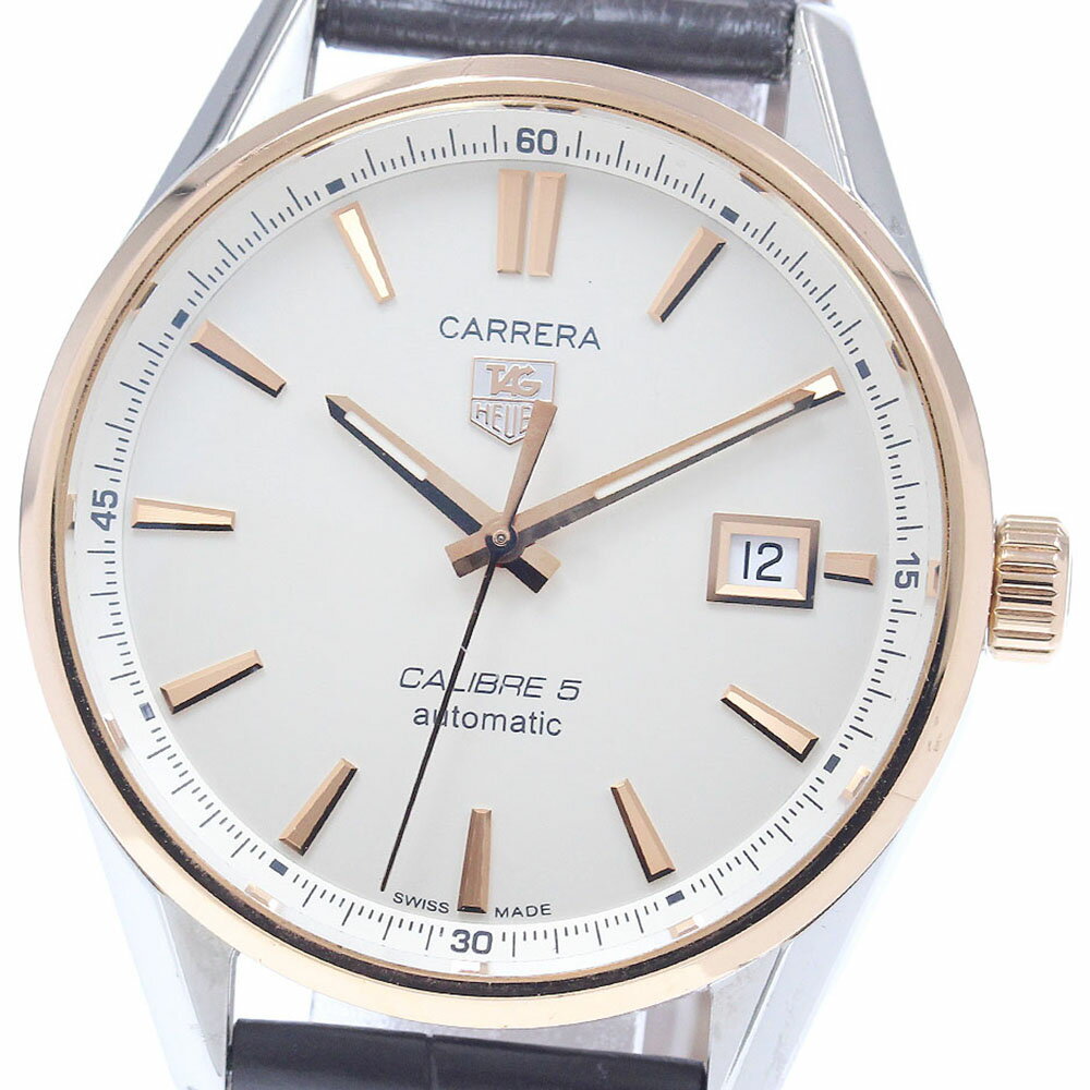 タグホイヤー TAG HEUER WAR215D-0 カレラ キャリバー5 デイト 自動巻き メンズ _944886【中古】