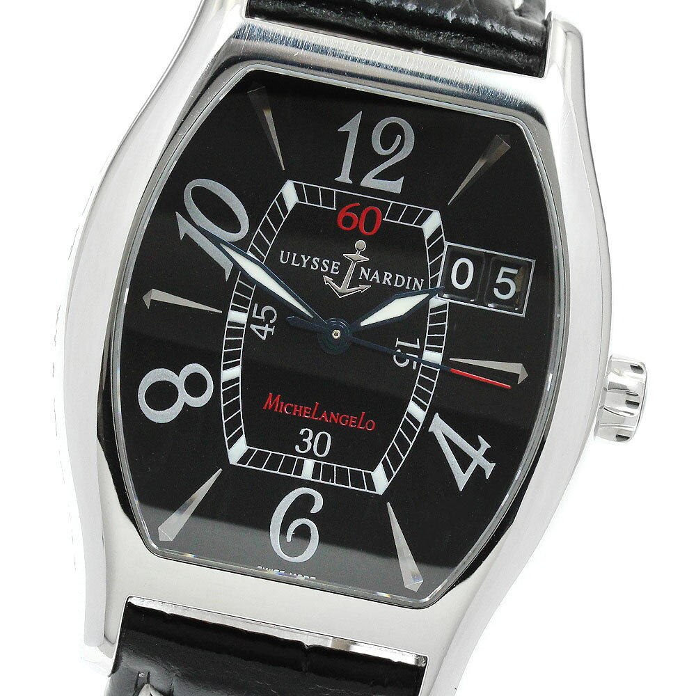 ユリス・ナルダン Ulysse Nardin 233-68 ミケランジェロ ビッグデイト 自動巻き メンズ _945390【中古】