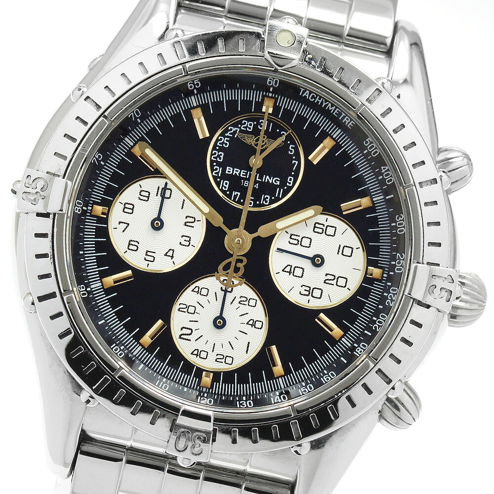 BREITLING - ブライトリング BREITLING A33012 コックピット エアボーン 日本250本限定 自動巻き ボーイズ _940257【中古】