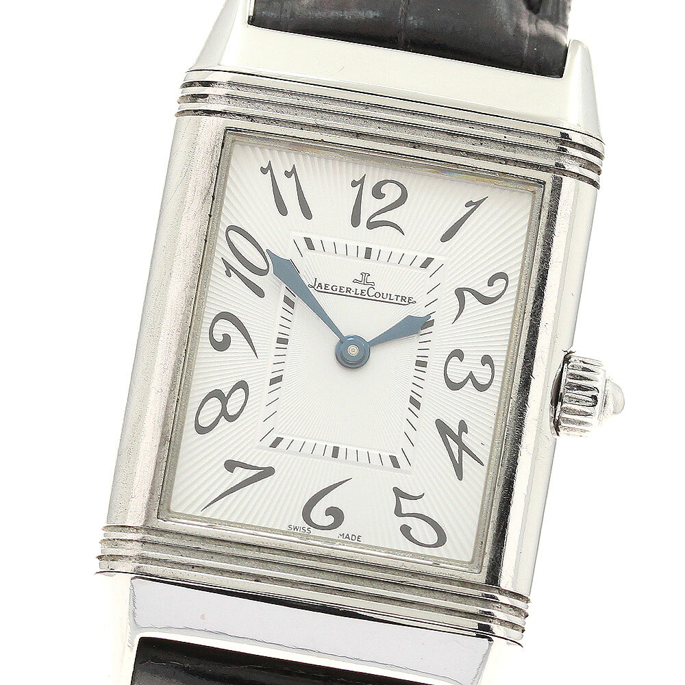 JAEGER LeCoultre - ジャガー・ルクルト JAEGER-LECOULTRE 256.8.75/Q2568403 レベルソ デュエット クラシック 手巻き レディース 保証書付_940385【中古】