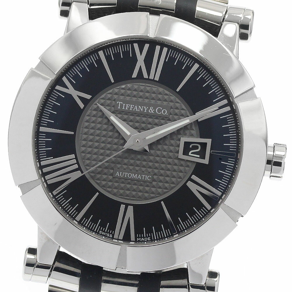 訳あり ティファニー TIFFANY&Co. Z1000.70.12A10A00A アトラス ジェント デイト 自動巻き メンズ 保証書付き_944997【中古】