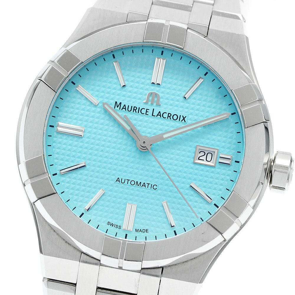 モーリスラクロア MAURICE LACROIX AI6008-SS00F-431-C アイコン サマーエディション 限定 自動巻き メンズ 良品 内箱・保証書付き_946589【中古】