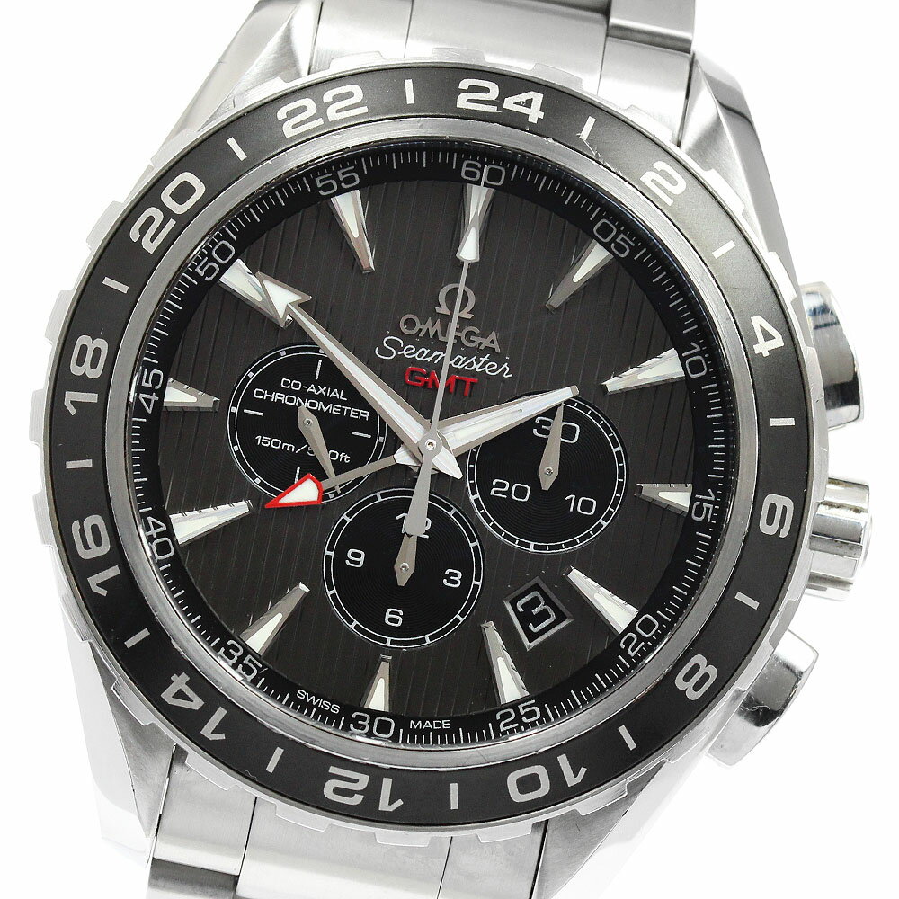 FRANCK MULLER - オメガ OMEGA 231.10.44.52.06.001 シーマスター アクアテラ 150M GMT デイト クロノグラフ 自動巻き メンズ _941982【中古】