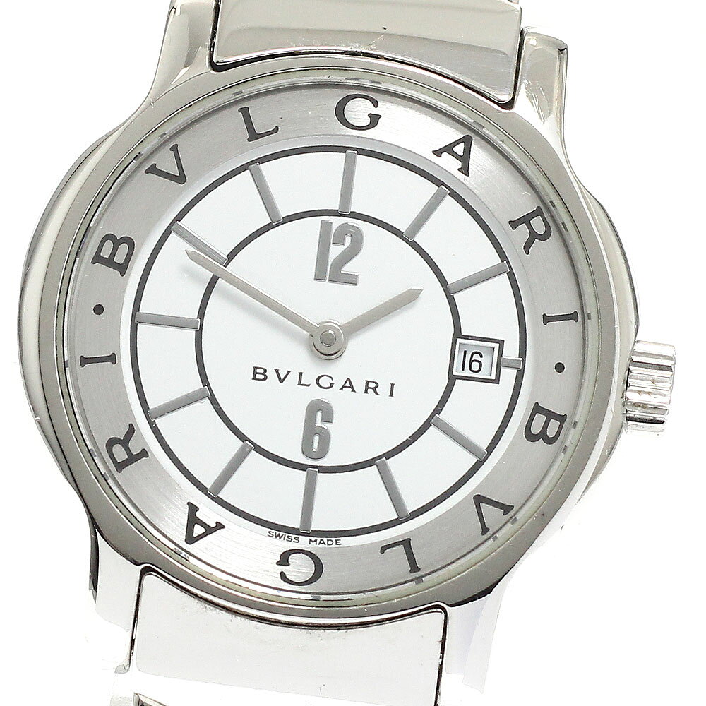 Solotempo - ブルガリ BVLGARI ST29S ソロテンポ デイト クォーツ レディース _943046【中古】