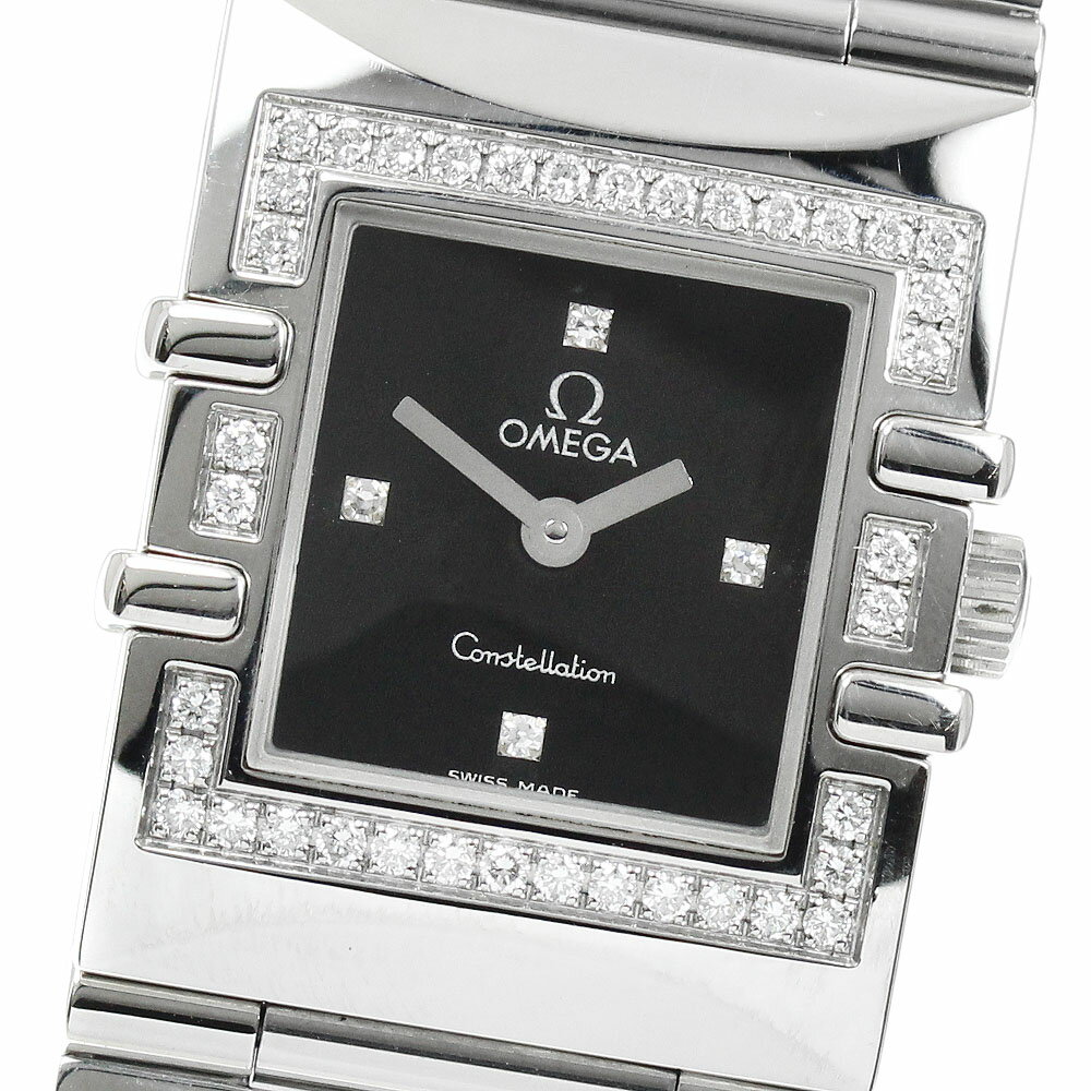 樂天商城 - オメガ OMEGA 1528.46 コンステレーション カレ クアドラ 4P ダイヤベゼル クォーツ レディース _944155【中古】