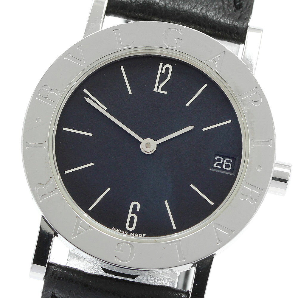 ブルガリ BVLGARI BB30SLD ブルガリブルガリ デイト クォーツ ボーイズ 内箱付き_946626【中古】