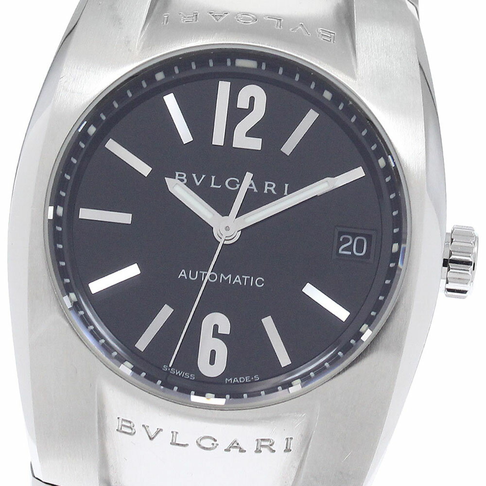 F, H, W - ブルガリ BVLGARI EG35S エルゴン デイト 自動巻き ボーイズ 箱・保証書付き_946653【中古】