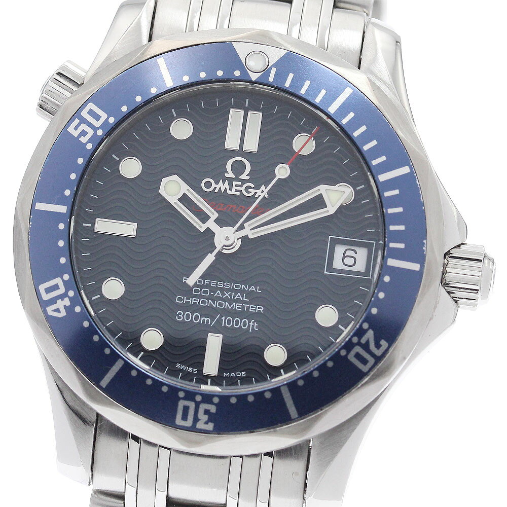 オメガ OMEGA 2222.80 シーマスター300 デイト コーアクシャル 自動巻き ボーイズ  ...