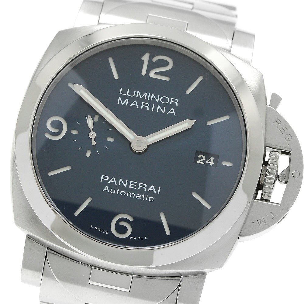 パネライ PANERAI PAM01316 ルミノール マリーナ スペッキオ ブルー 44MM スモールセコンド 自動巻き メンズ 良品 箱・保証書付き_942776【中古】
