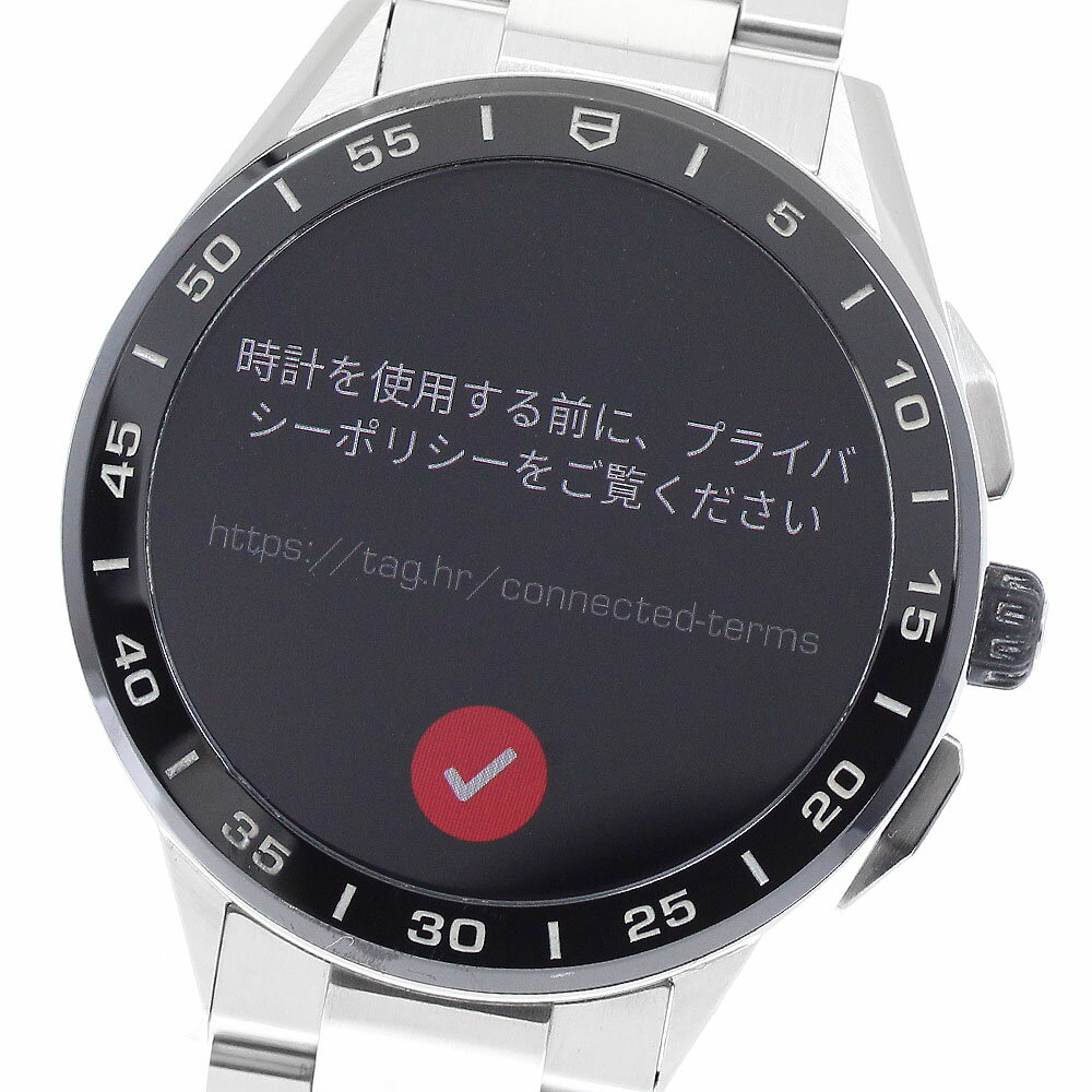 タグホイヤー TAG HEUER SBG8A10.BA0646 コネクテッド スマートウォッチ クォーツ メンズ 良品 箱・保証書付き_943376【中古】
