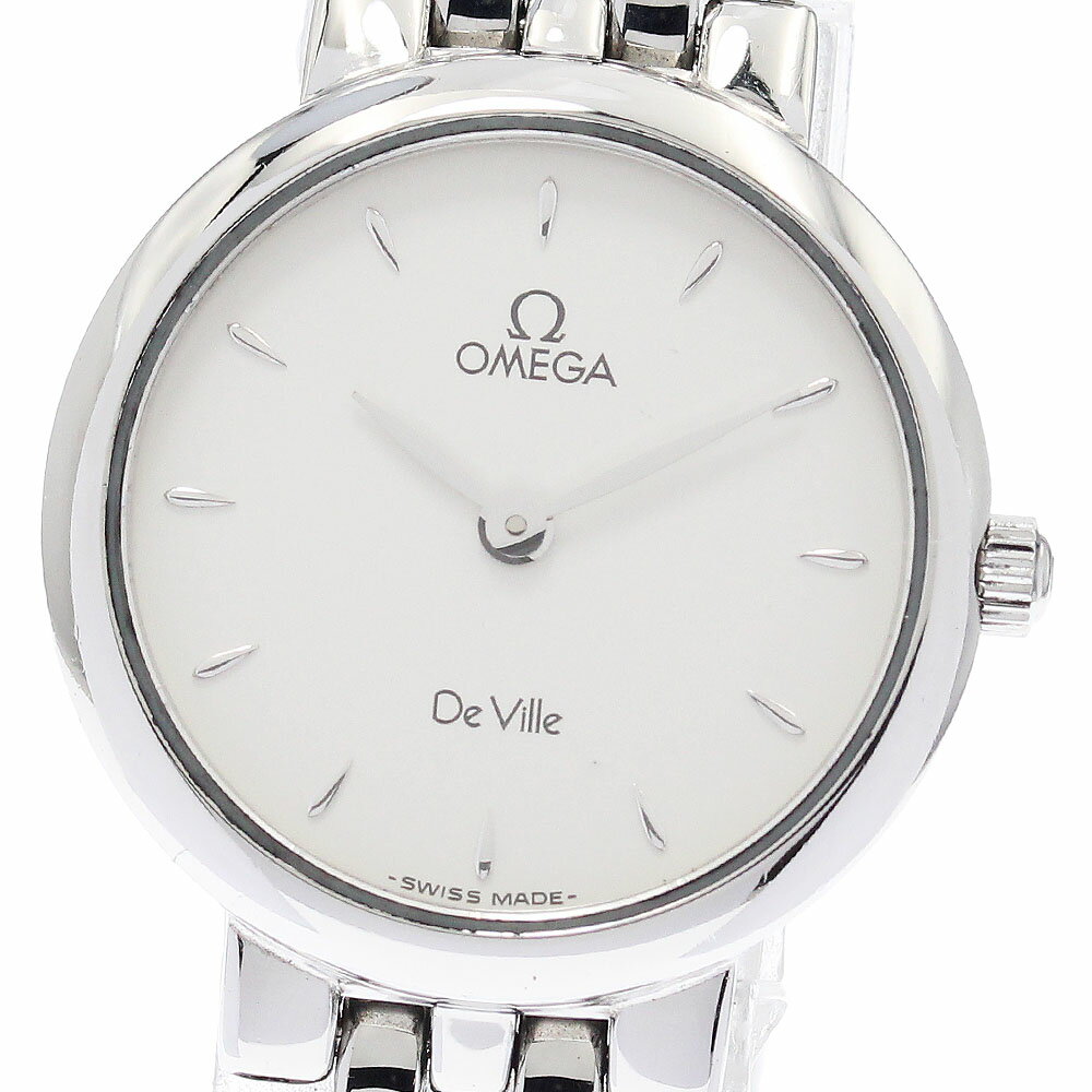 DeVille - オメガ OMEGA 7560.31 デビル クォーツ レディース 保証書付き_943776【中古】