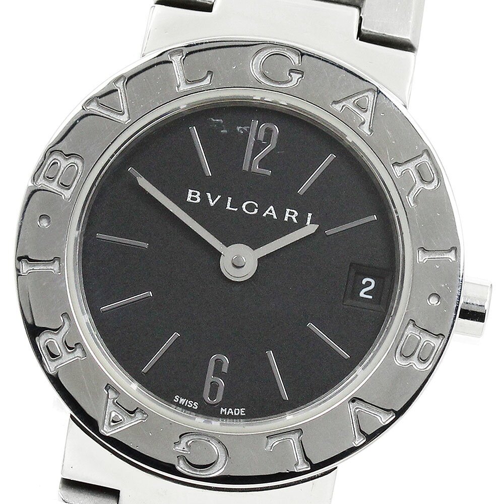 ブルガリ BVLGARI BB23SS ブルガリブルガリ デイト クォーツ レディース 保証書付き_944112【中古】